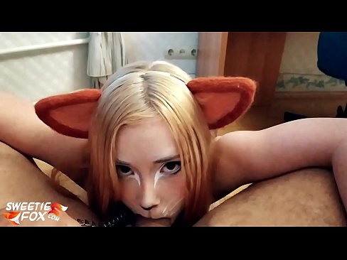 ❤️ Kitsune anameza mboo na kumeza mdomoni Ngono ❤